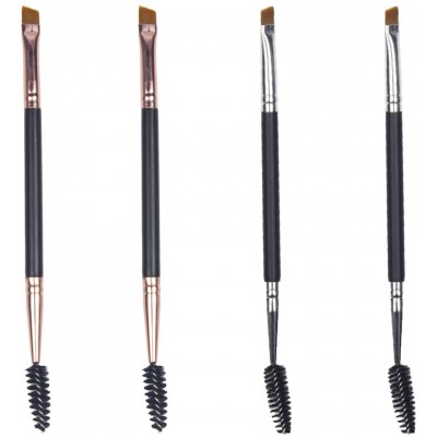 OEM/ODM Double End Eyebrow Brush Angled Eye Brow Brushes Tinting Eyebrow Shape Brow Powders Custom logo