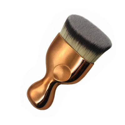 Angled Flat Foundation Brush High Density Face Body Kabuki Makeup Brush for Liquid Foundation Powder Cream Contour Buffing