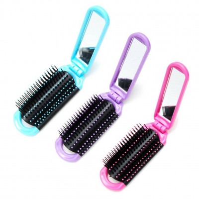 (3 Pack) Mini Pretty Detangler Hair Brush Detangling Comb for Adults & Kids