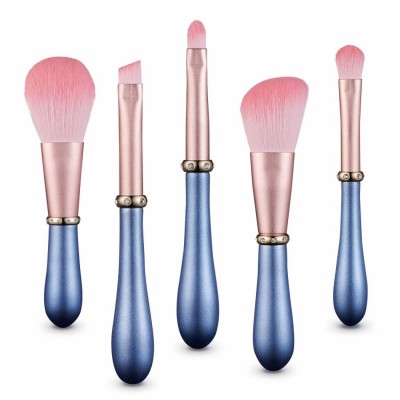 5 Pcs Makeup Brushes Synthetic Foundation Powder Concealers Eye Shadows eyebrow Makeup Brush Set Cosmetic Tools Wholesale