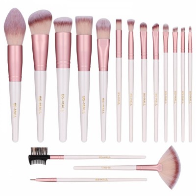 BS-MALL Professional Makeup Brushes Manufacture Wholesale Synthetic Hair 16pcs Private Label OEM Makeup Brushes Set