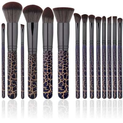 2020 New design luxury make up brushes 14pcs custom logo blending brushes makeup