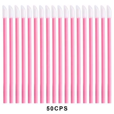 BS-MALL makeup applicator lipstick gloss brush  50pcs/set Disposable lip gloss brush